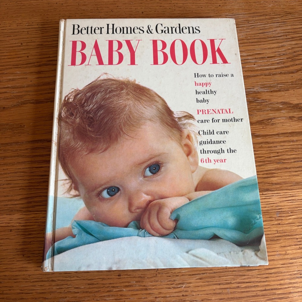 Better Homes & Gardens Baby Book 1963 Seventh Revision Vintage Hardcover Retro